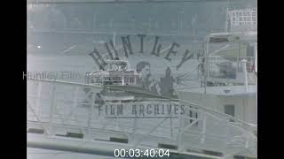 Landmarks on the Danube River Hungary 1980s Archive Film 1039329