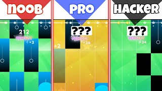 noob vs pro vs hacker/ Magic tiles 3 screenshot 3