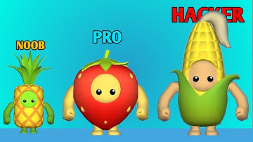 NOOB vs PRO vs HACKER in Fruit Rush
