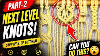 DIY / BASIC TO ADVANCE MACRAME KNOT TUTORIAL / 4 Easy &amp; Strong Knots for Bags | Tamil Tutorial