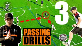 LOADS OF PASSING DRILLS FOR SMALL GROUP TRAINING ⚽ Joner Football