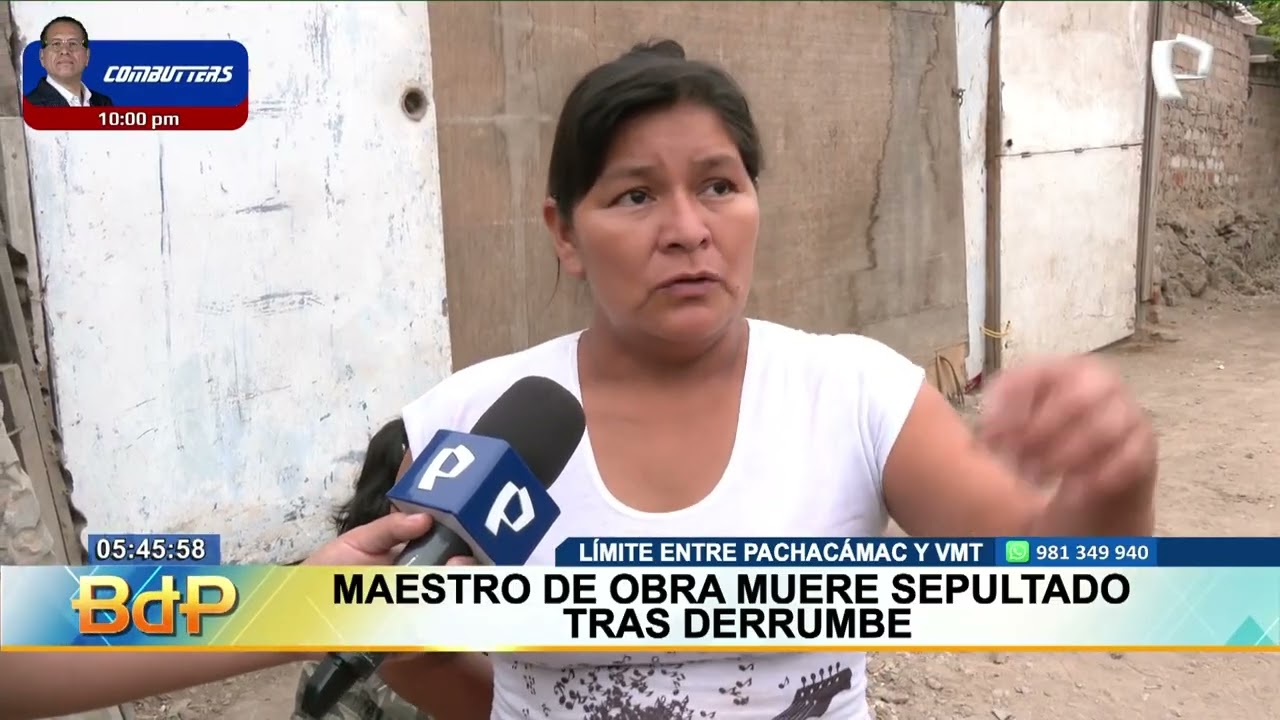 Derrumbe de arena mata a maestro de obras durante excavación de zanja