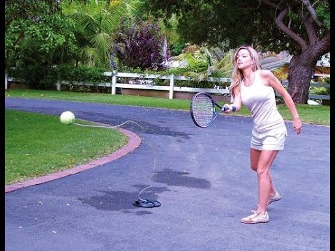 Alephnull Tennis Ball Games Tennis Trainer Tennis Rebounds Tennis Ball Back Trainer für Kinder und Anfänger