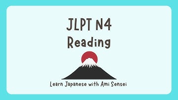 JLPT N4 Reading Practice Test #2 | Quick 5-Minute Daily Study with Answers