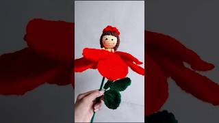 crochet rose fairy 💖🪄 # NAMILOOP CROCHET # handmade with love # yt shorts
