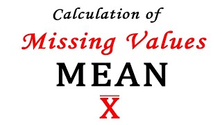 MEAN - Missing values