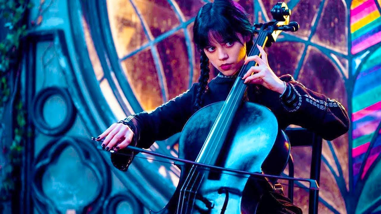 Wednesday Playing Cello Theme | Венздей грае на Віолончелі | 2022 | 4K