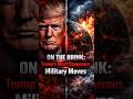 On The Brink: Trump’s Most Dangerous Military Moves#Trump#Geopolitics#WorldTension