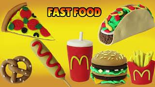 🔴 DIY FAST FOOD IDEAS COMPILATION MINIATURE - Easy Polymer Clay, Plastilina, Fondant Cakes Tutorial