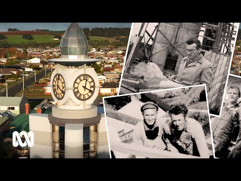 How post-war migrants designed and built Ulverstone's unique war memorial clock | ABC Australia