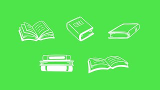 Book Green Screen Animation Green Screen Doodle Green Screen