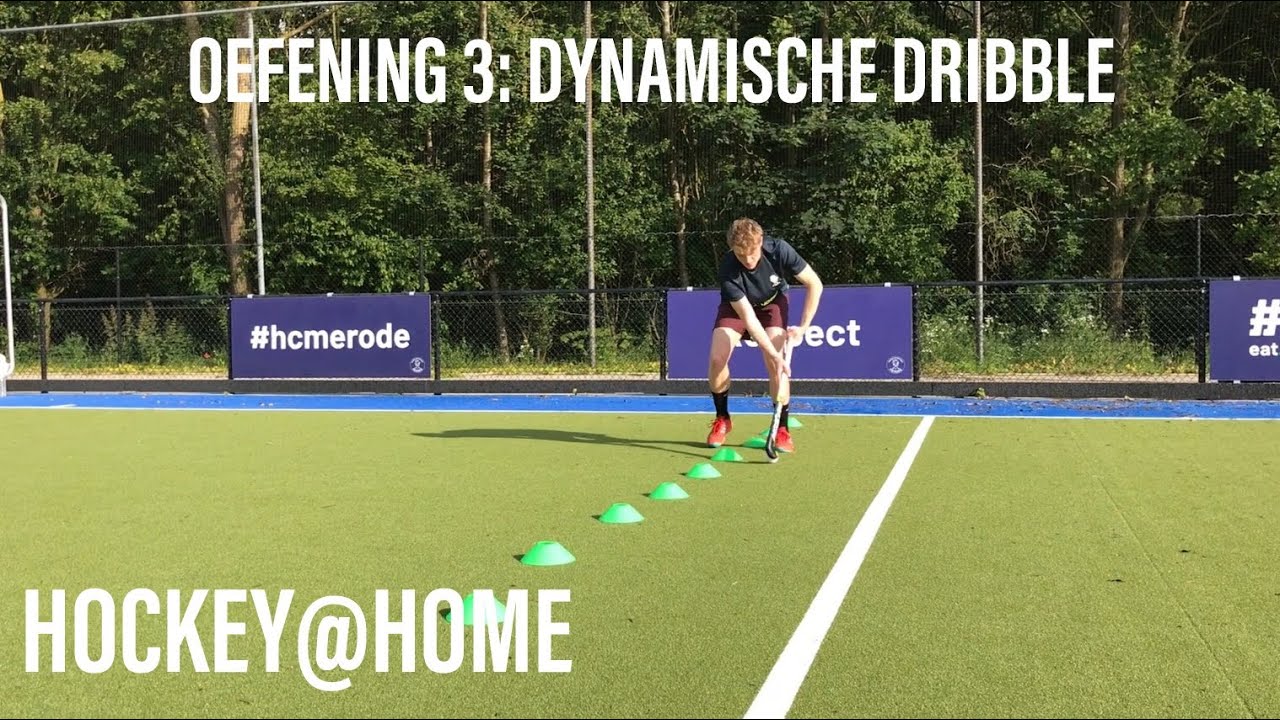 Hockeyhome oefening 3 dynamische dribble YouTube
