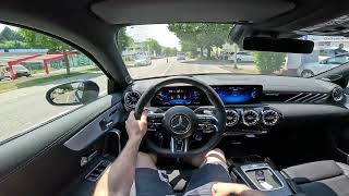 2023 Mercedes AClass Facelift AMG A 45 S Test Drive POV | Ambience Binaural Sound