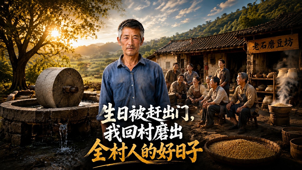 生日被趕出家門，我回村磨出致富路