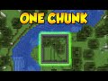 Playing Minecraft without ever leaving my spawn chunk! | One Chunk Challenge