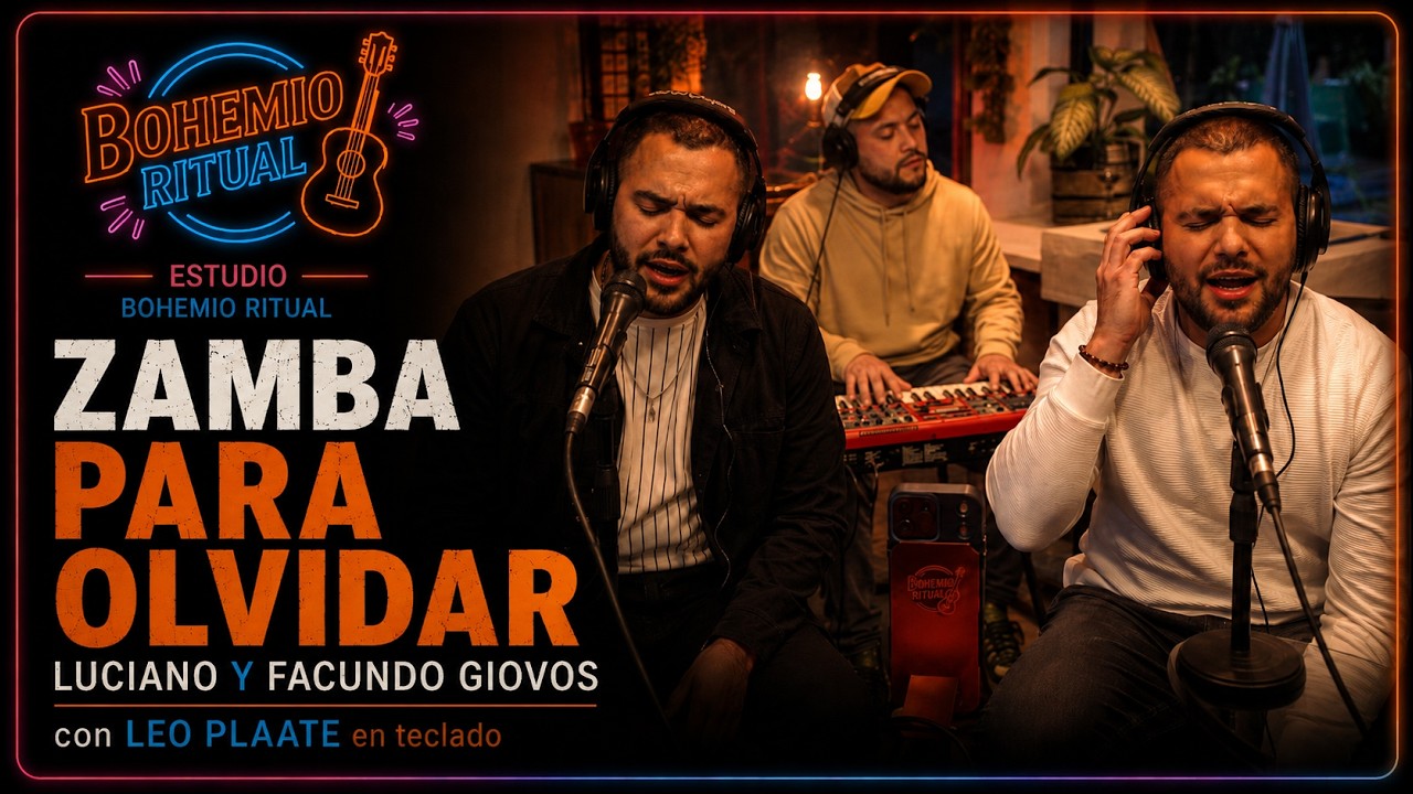 “Zamba para olvidar” – Luciano y Facundo Giovos con Leo Plaate | Versión en vivo