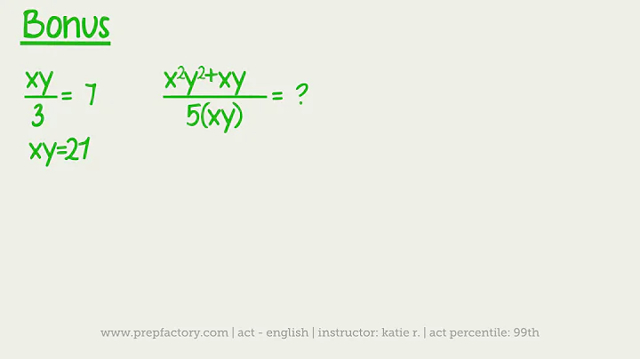 ACT Math -  Algebra - Absolute Value & Bonus Questions