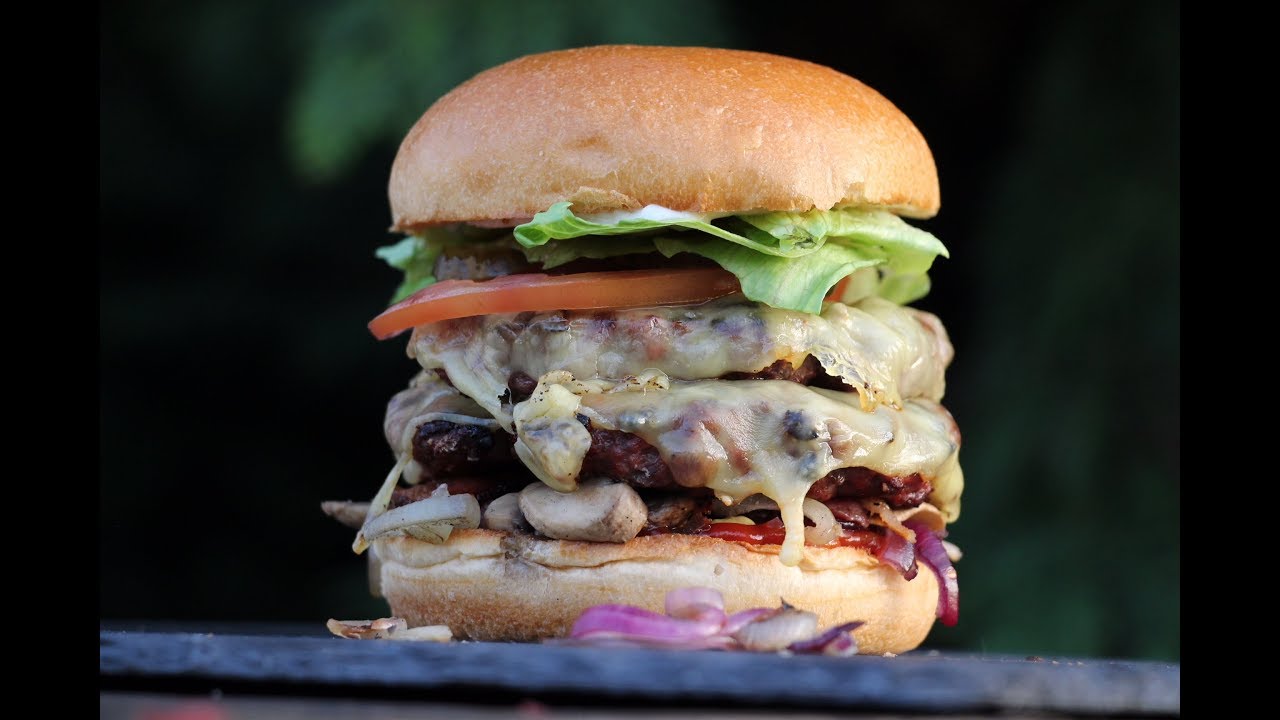 FIVE GUYS ALL THE WAY DOUBLE BACON CHEESEBURGER deutsches Grill und