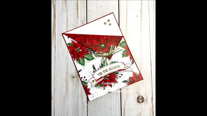 Corner Fold/ Fun Fold Handmade Christmas Care (Bou...
