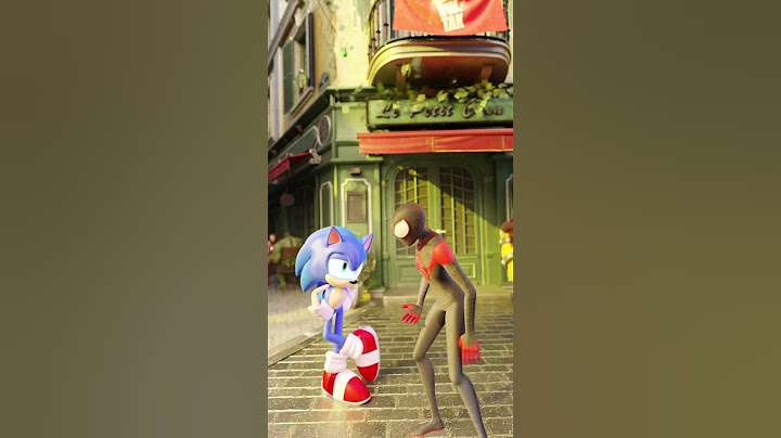 SONIC vs SPIDERMAN RACE CHALLENGE
