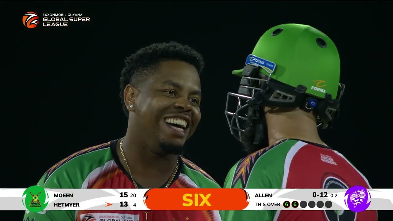 Shimron Hetmyer Hits CRAZY 32-Run Over Against Fabian Allen! | GSL 2025