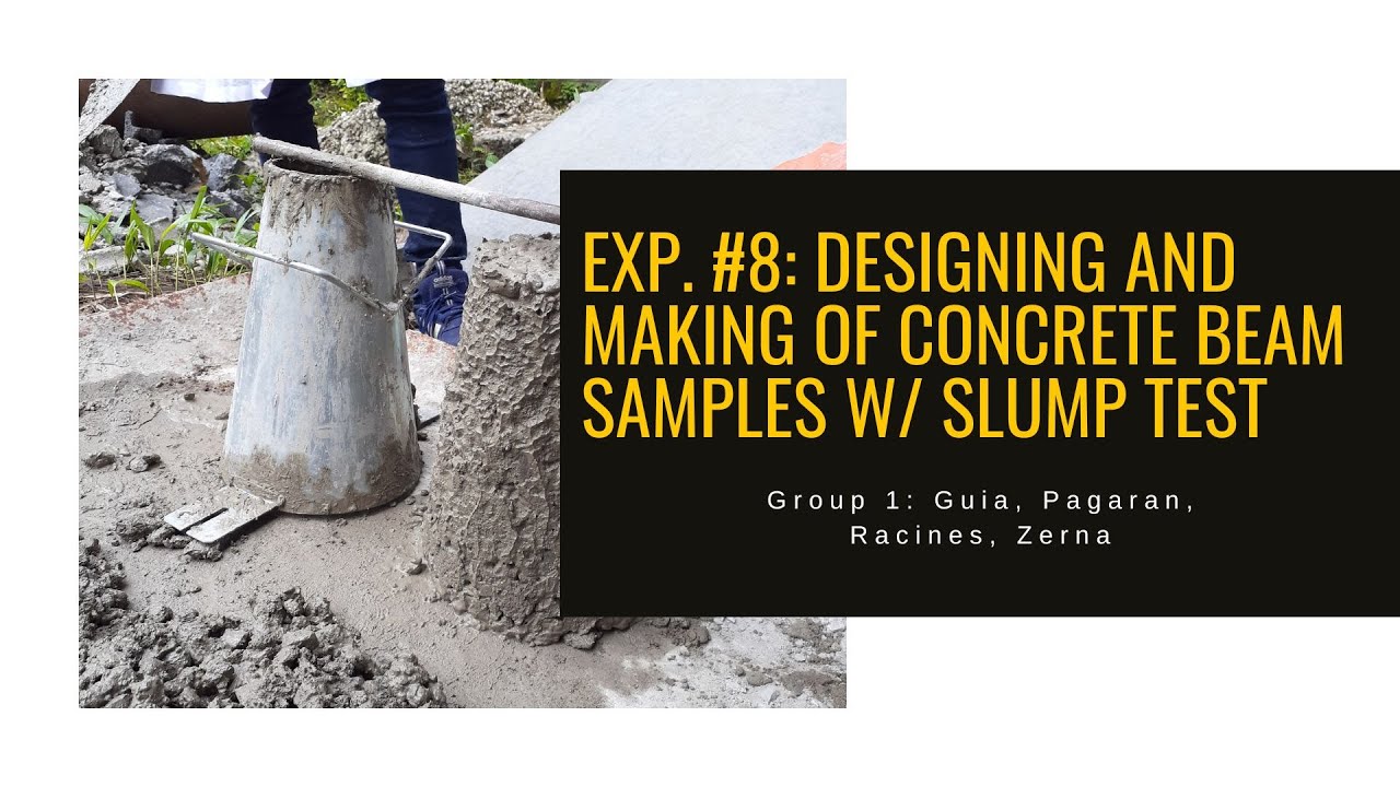Beam Sample XU CE14 - Sec B2 | Grp #1 | Exp. #8: Designing and Making of Concrete ...