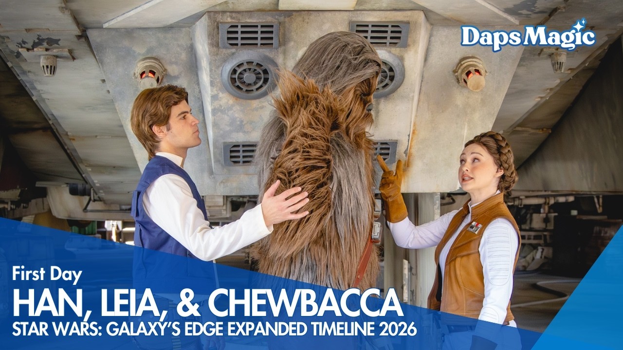 Han Solo, Leia Organa, & Chewbacca Work on the Millennium Falcon! 🛰️🛠️