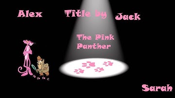 Our title sequence for college project