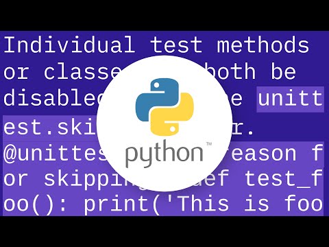 Disable individual Python unit tests temporarily