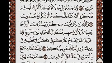 سورة البقرة من الآية 238 إلى الآية 245 بصوت القارئ أحمد العجمي