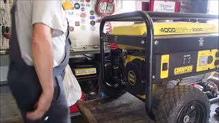 4000 Watt Champion Generator, Multiple Issues by Bruce's Shop 1,822 views 3 months ago 27 minutes