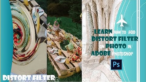Adobe Photoshop Distort Filter | Beginners tutorials Series -2 | #AdobePhotoshopFilters