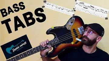 Pink Floyd - Another Brick In The Wall BASS COVER + PLAY ALONG TAB + SCORE