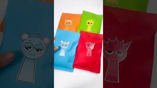 Paper Diy Incredibox Sprunki Unboxing Blind Box Candy