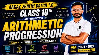 🔴 LIVE | Arithmetic Progressions Class 10 Maths | Most Important Questions + NCERT | Part 8 🚀