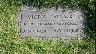 Actor Vic Tayback Grave Victor Tayback Alice Los Angeles California USA September 2020