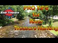 metal detecting | PRO TIPS for treasure hunting in the river | minelab equinox 800