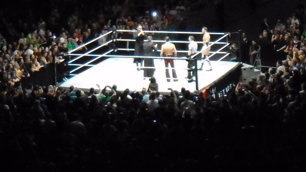 The Miz and Mizdow Segment (WWE Live, Budapest 2015.04.16)