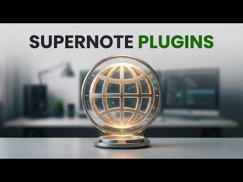 Global Dictionary! The Power of Supernote Plugins
