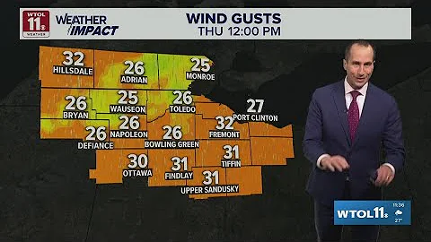 Warm, breezy Thursday with late-day rain | WTOL 11 Weather