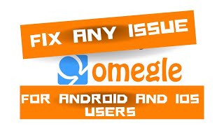 Bebaskan diri dari Omegle menggunakan perangkat ANDROID atau IOS Anda - 100% Gratis dan berfungsi! screenshot 2