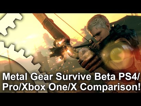 [4K] Metal Gear Survive Beta: PS4/Pro vs Xbox One/X Graphics Comparison + Frame-Rate Test