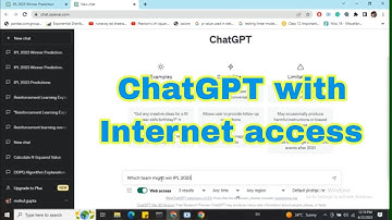 How to internet access with ChatGPT using webChatGPT