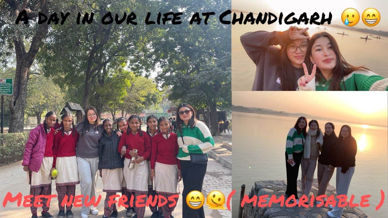 😫🩷A day in our life with friends at Chandigarh/ 😭 this students make my heart happy 😰🫠🥹