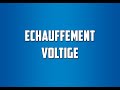 Echauffement voltige