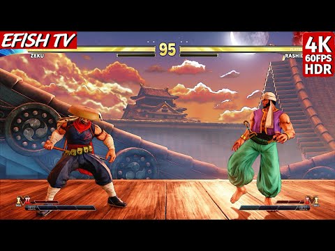 Zeku vs Aladdin Rashid (Hardest AI) - Street Fighter V