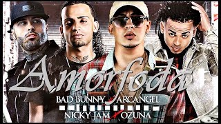 Bad Bunny, Arcangel , Ozuna , Nicky Jam   - Amorfoda ( Remix )