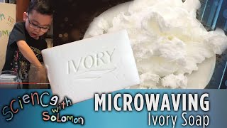 You won't believe what happens when you MICROWAVE SOAP: Easy Experiment for kids - Ivory Soap