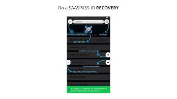 How to recover SAASPASS