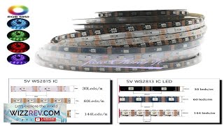 WS2813 WS2815 DC5 12V LED strip Dual Signal 5050 RGB Individual Addressable 5M